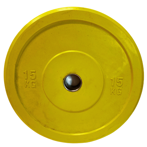 ASG Bumperplate (GUL) 15 KG Ø50 i farven gul